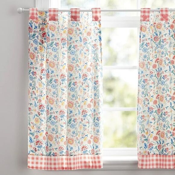 🦋 New Pioneer Woman Mazie 3-Piece Tier & Valance Set - Picture 6 of 10
